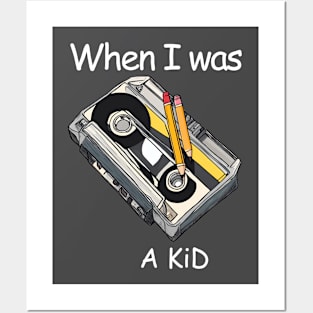 Rewind & Revive: Retro Cassette Days when I was a kid T-shirt Posters and Art